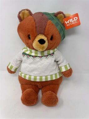 Wild Republic Holiday Bear 18” Plush Eco Friendly Stuffed Animal New w/ Tags NWT